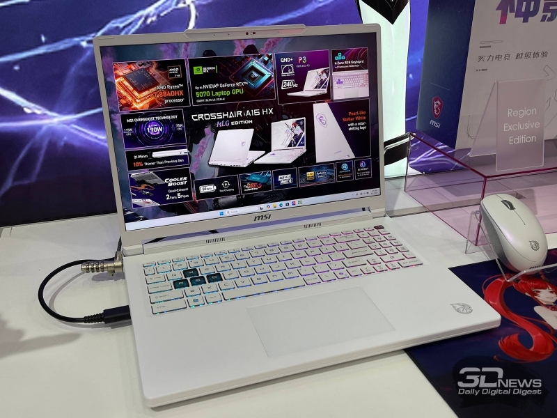 Репортаж со стенда MSI на Computex 2026: первый ноутбук на Nvidia RTX Spark, юбилейный Titan с RTX 5090 и другие новинки