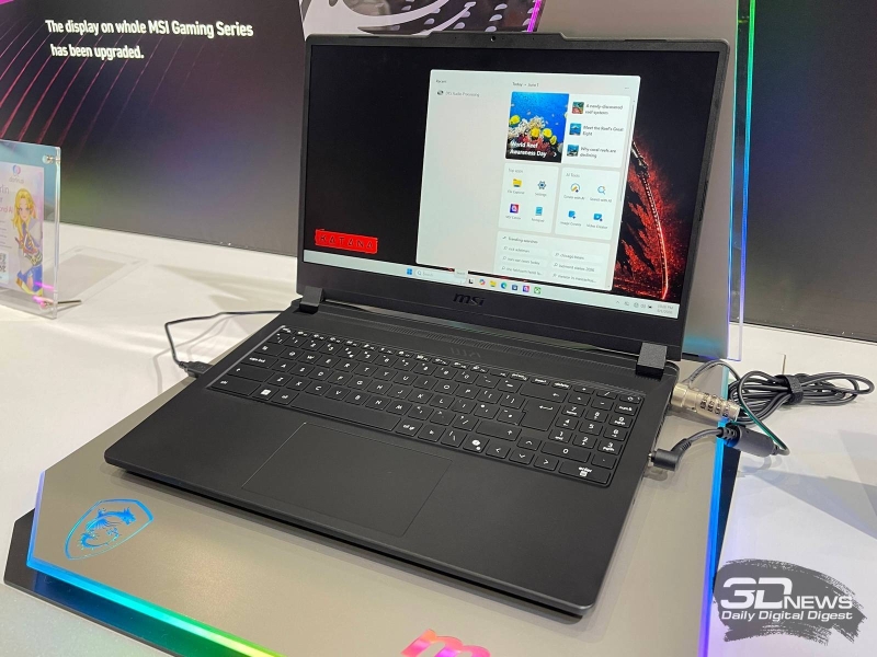 Репортаж со стенда MSI на Computex 2026: первый ноутбук на Nvidia RTX Spark, юбилейный Titan с RTX 5090 и другие новинки